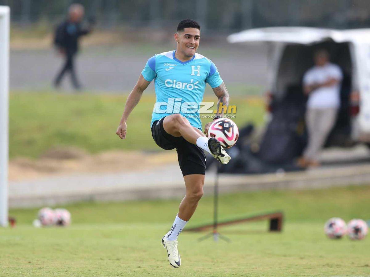 Luis Palma lució su talento y hubo cumpleaños en el CAR en último entreno de Honduras antes de la batalla ante Cuba