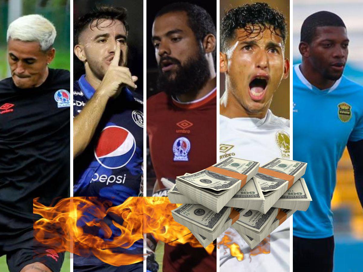 Andy Nájar desploma a Agustín Auzmendi: Estos son los 15 jugadores más caros del torneo Clausura de la Liga Nacional