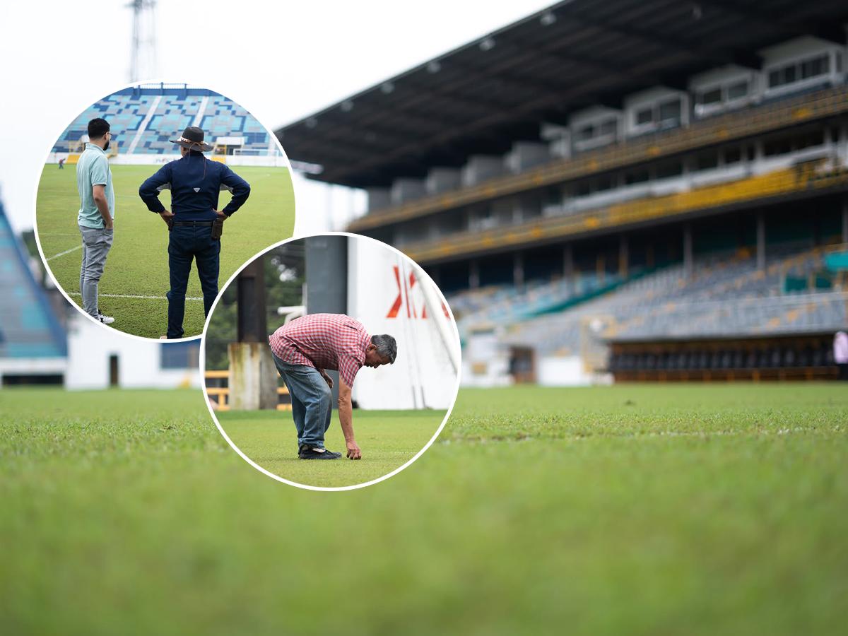 ¿Cómo luce la grama del estadio Morazán? Lo que le han hecho y lo que pasará con el césped en los próximos meses