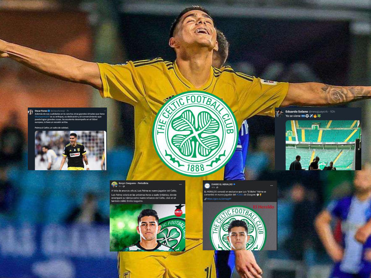 “Luis Palma entre los más caros”, “Jugará Champions League”: La reacción de la prensa al fichaje del hondureño con el Celtic de Escocia