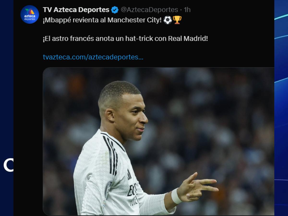 “Mbappé destroza al City”, “El terror de Europa”: Esto dicen los medios de la clasificación de Real Madrid en Champions