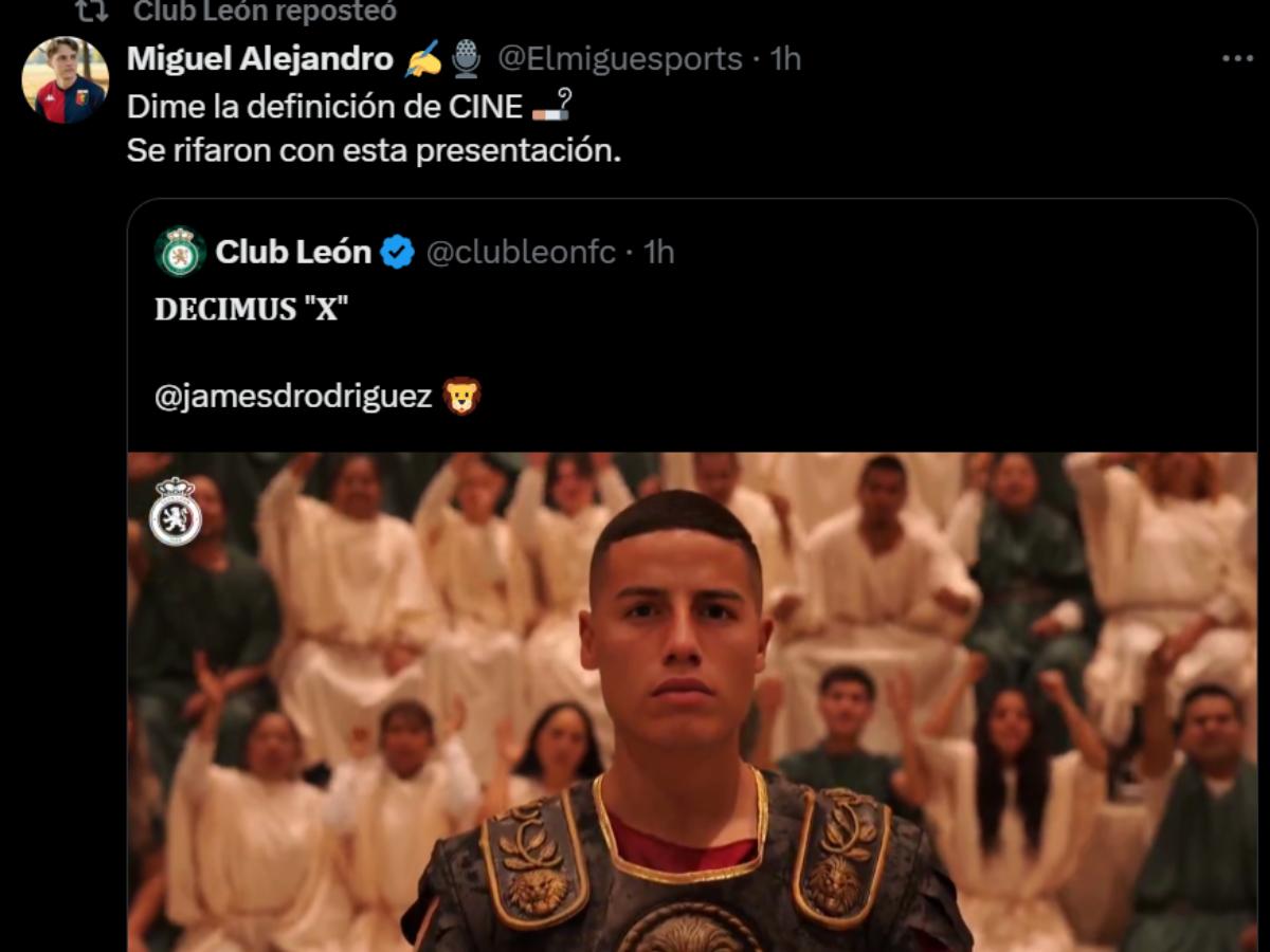 “Una leyenda del fútbol mundial”, “Cine”: así reaccionó la prensa mexicana al fichaje de James Rodríguez por Club León