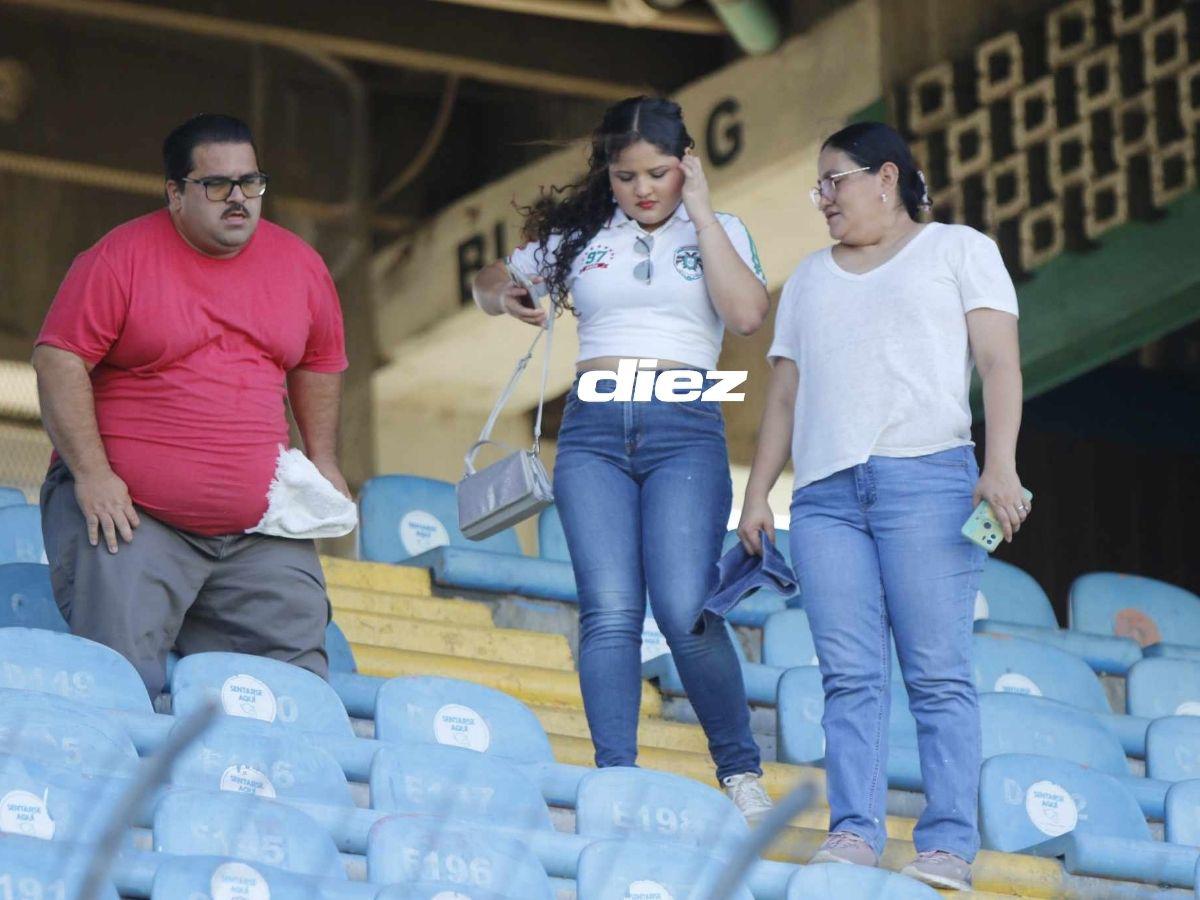 Chicas bellas adornan la previa del clásico Marathón-Real España y la policía blinda el Olímpico