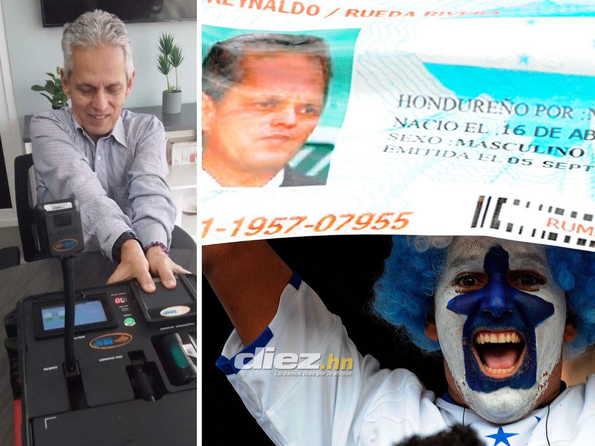 Renueva sus votos: Reinaldo Rueda, entrenador de Honduras, se enrola para obtener la nueva cédula de identidad