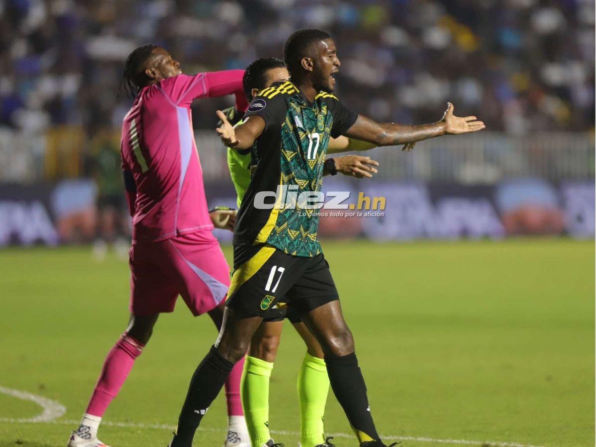 No se vio en TV: los rostros de la frustración de la Selección de Honduras tras perder ante Jamaica por Nations League