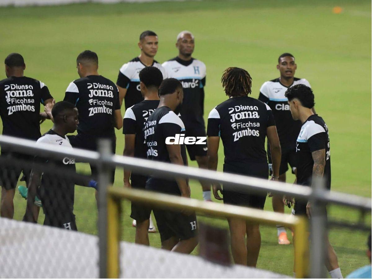 Con los alemanes presentes, los invitados y el fotón que se tomó Honduras: así fue el último entreno de La H en el Morazán