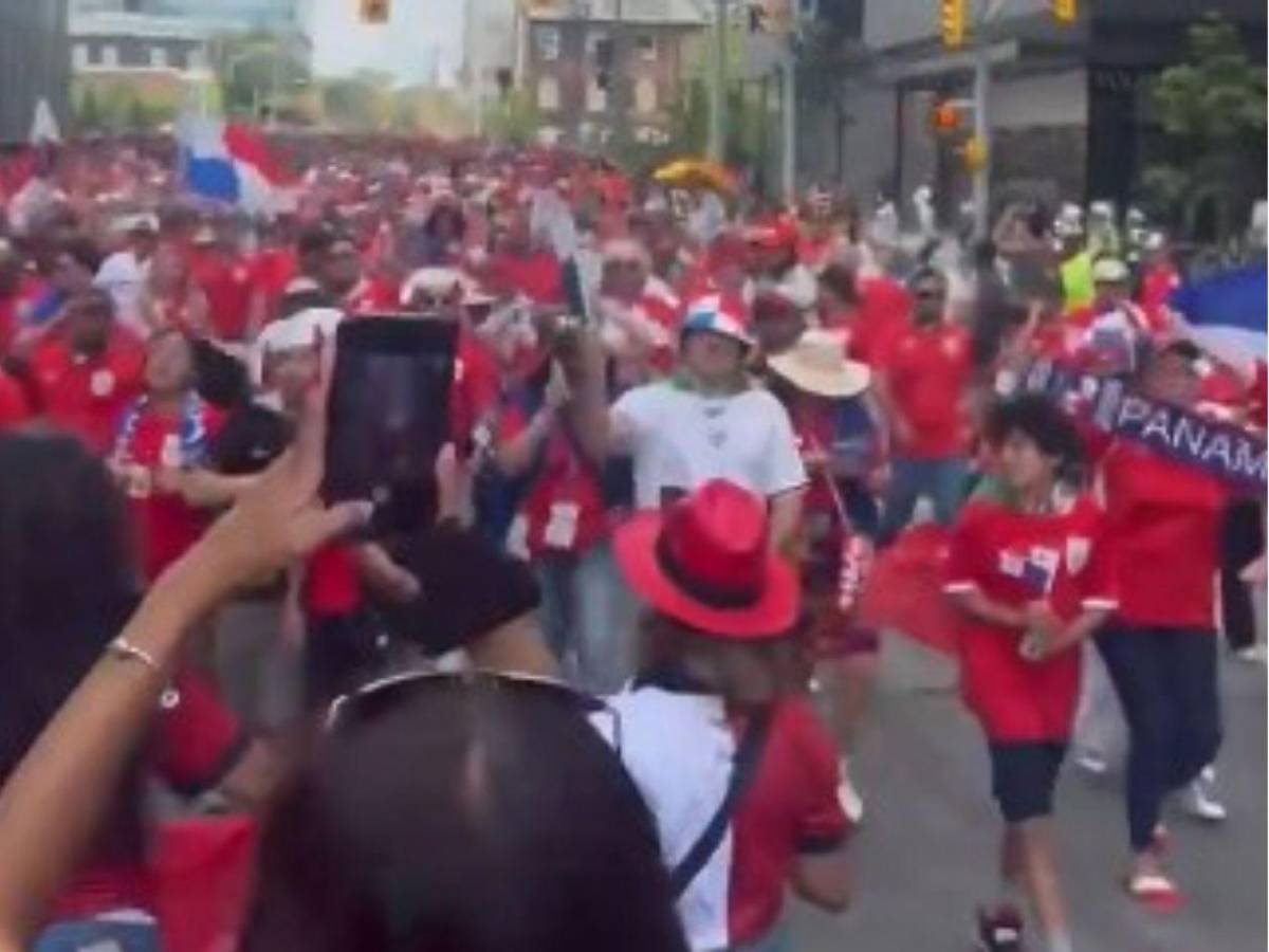 ¡Locura por Panamá! Así fue el ambientazo previo al debut mundialista