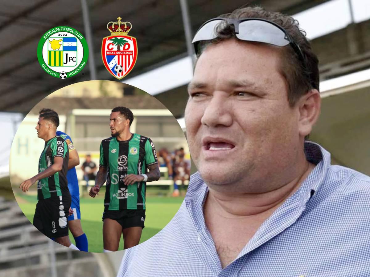 Elencoff hace solicitud a la Liga Nacional y anunció gran excursión de aficionados de Real Sociedad contra Juticalpa FC