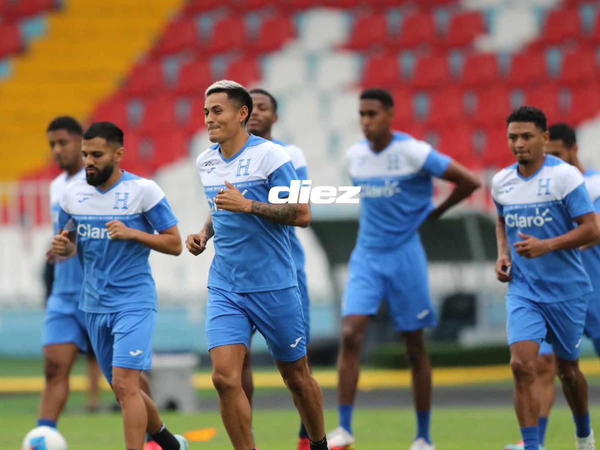 ¡Visitas sorpresa! Legionario se bajó del avión directo al entreno de la Selección de Honduras y un lesionado dijo adiós a la concentración