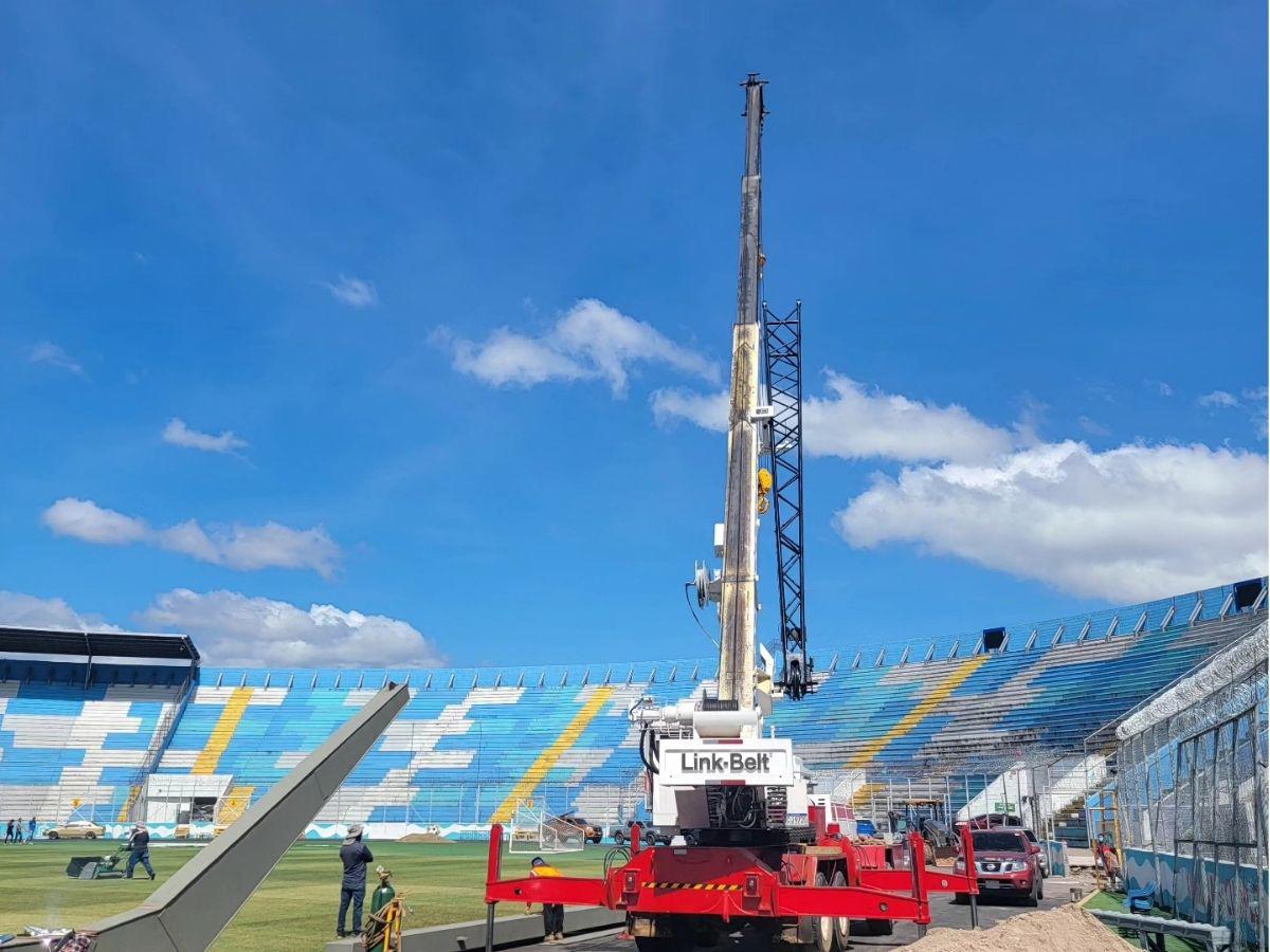 ¡Nuevas gradas de acceso! Moderno techado del Estadio Nacional toma forma para la localidad de sol centro
