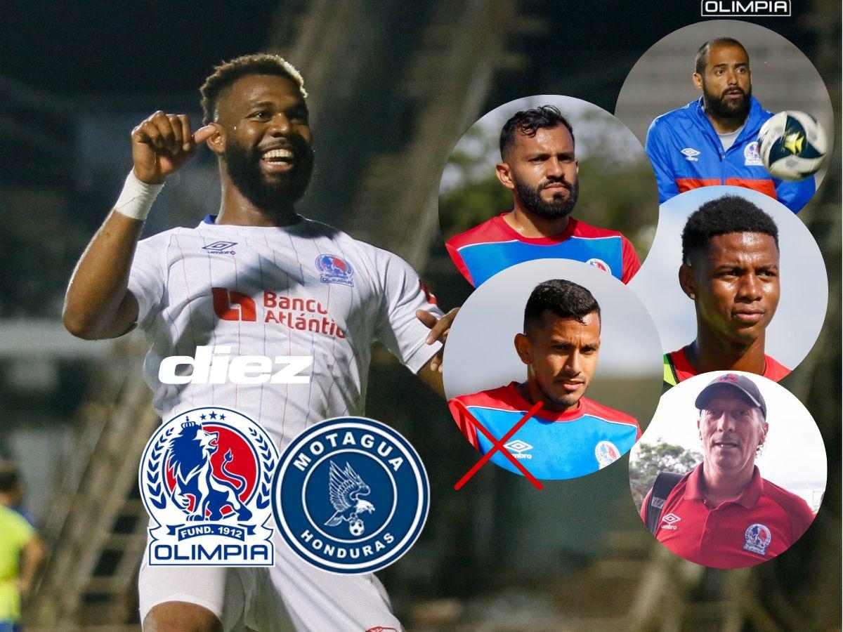 ¡Troglio haría dos cambios! Así sería el reestructurado Olimpia ante Motagua por la copa de campeón del Apertura