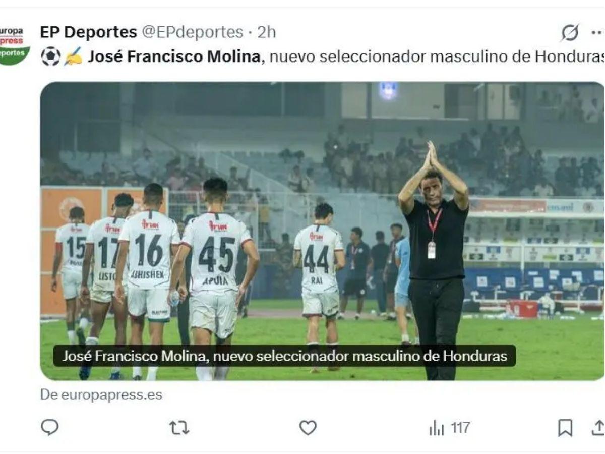 ¡Su fichaje por Honduras retumbó en Europa! Lo que dicen los medios deportivos sobre la contratación de José Molina