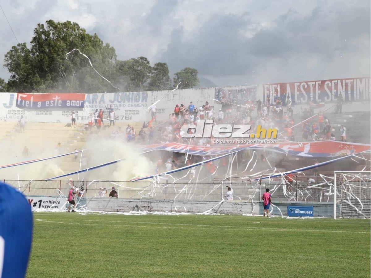 Troglio armó zafarrancho y mostró las ocho copas, la amargura del Olimpia y la fiesta del Victoria en La Ceiba