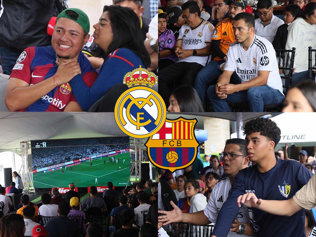 Caras largas, burlas, celebraciones y un “ahorcado”... ¡así se vivió el clásico Real Madrid vs Barcelona en el estadio virtual de DIEZ!