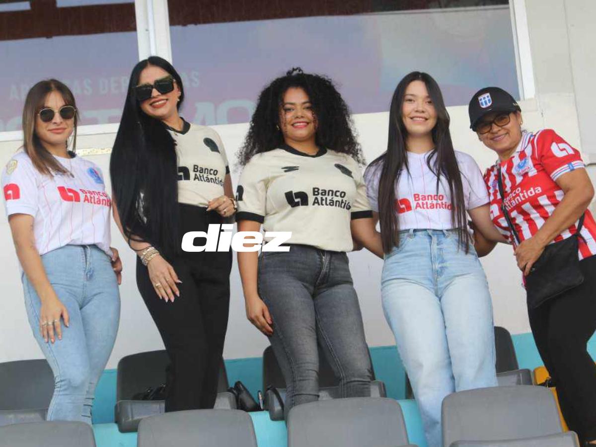 ¡Bellezas en el Nacional! Las hermosas chicas que llegaron a engalanar el clásico entre Olimpia y Real España