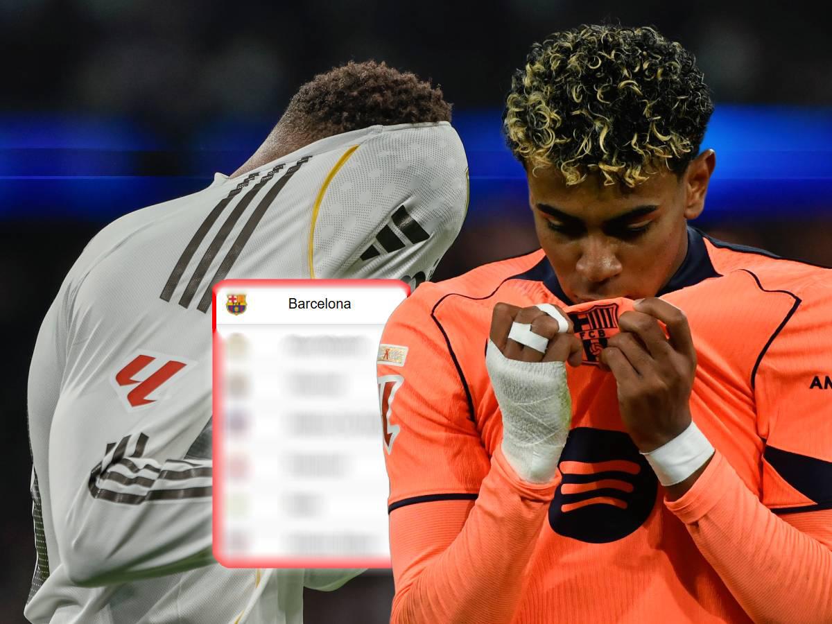 Real Madrid sufre duro golpe y esta es la diferencia que le saca Barcelona: así va la tabla de posiciones de la Liga Española