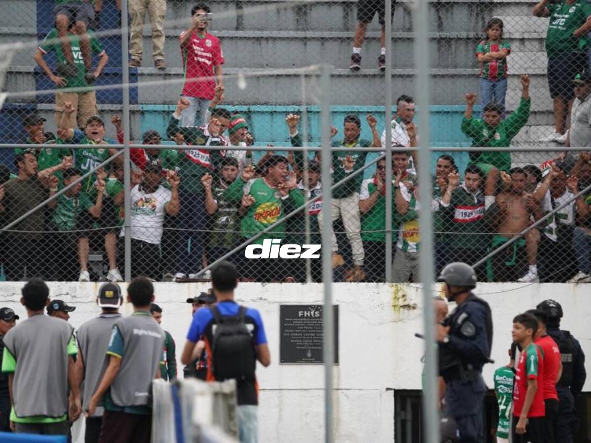 No se vio: Bronca de los jugadores y directivos de Marathón con la afición tras el amargo empate ante Real Sociedad