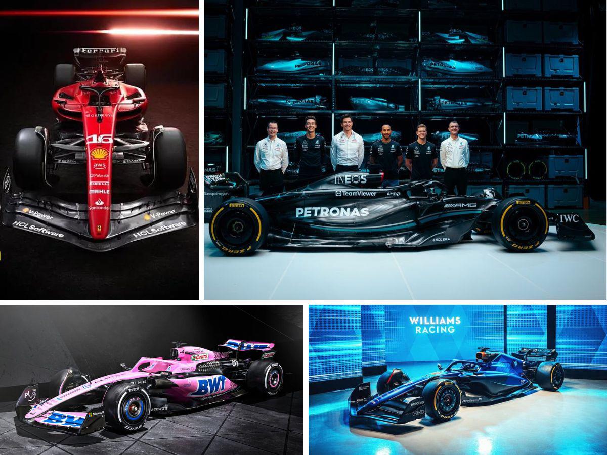 ¡Espectaculares!  Estos son los monoplazas de las escuderías de Fórmula Uno para la temporada 2023