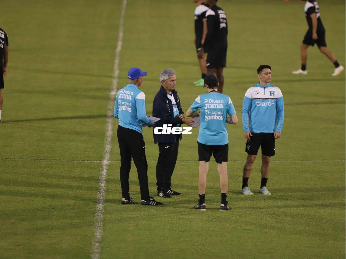 Con los alemanes presentes, los invitados y el fotón que se tomó Honduras: así fue el último entreno de La H en el Morazán