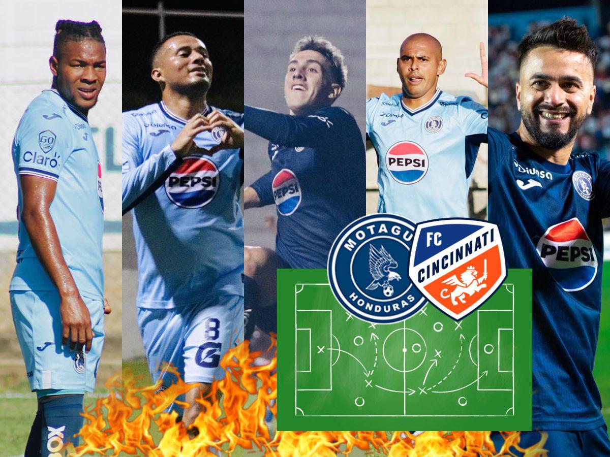 ¡Con 5 bajas! Así sería el 11 titular del Motagua que busca la remontada de su historia ante Cincinnati por Concacaf