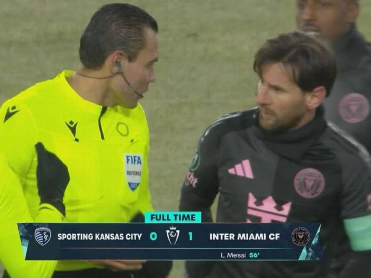 ¡Polémica! Concacaf castigó al árbitro Marco Ortiz por su acción con Messi al finalizar el partido del Inter Miami