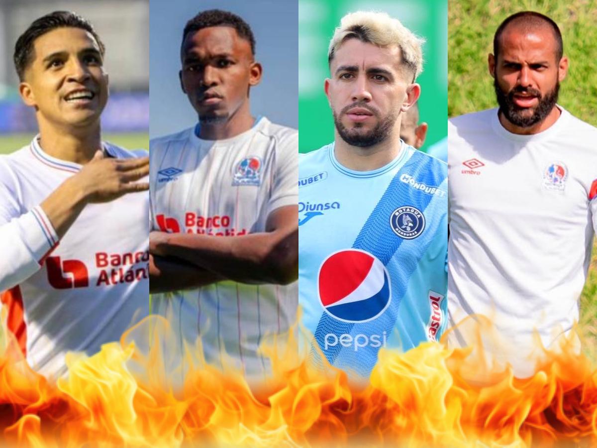 Olimpia domina y sorpresas con el top 3: los futbolistas más caros de la Liga Nacional de Honduras; ¿y los de Motagua?
