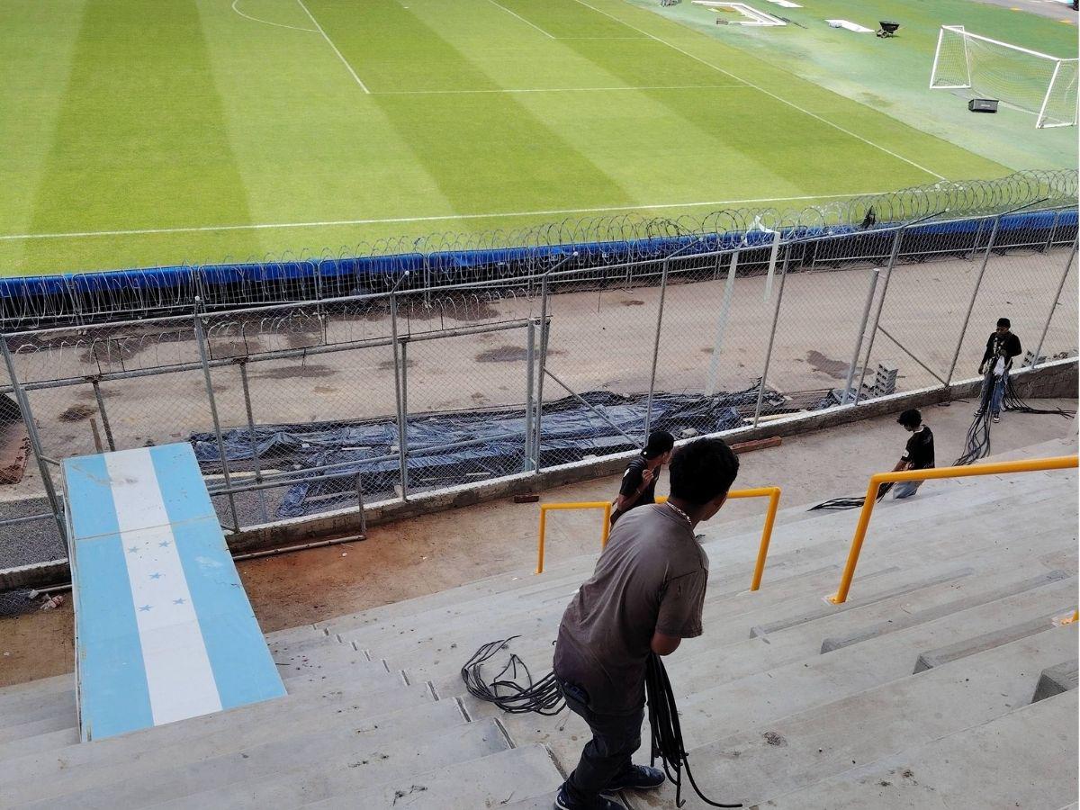 ¡Adiós a la oscuridad! Condepor pone en marcha la instalación de las modernas luces LED en el Estadio Nacional Chelato Uclés