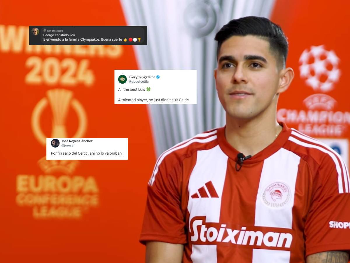 Luis Palma recibe comentarios de aficionados del Celtic, Olympiacos y hondureños: “En Escocia no lo valoraban”