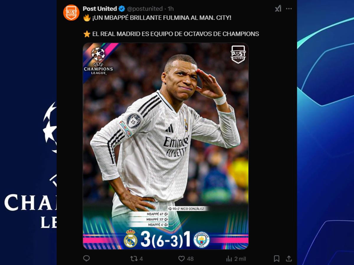 “Mbappé destroza al City”, “El terror de Europa”: Esto dicen los medios de la clasificación de Real Madrid en Champions