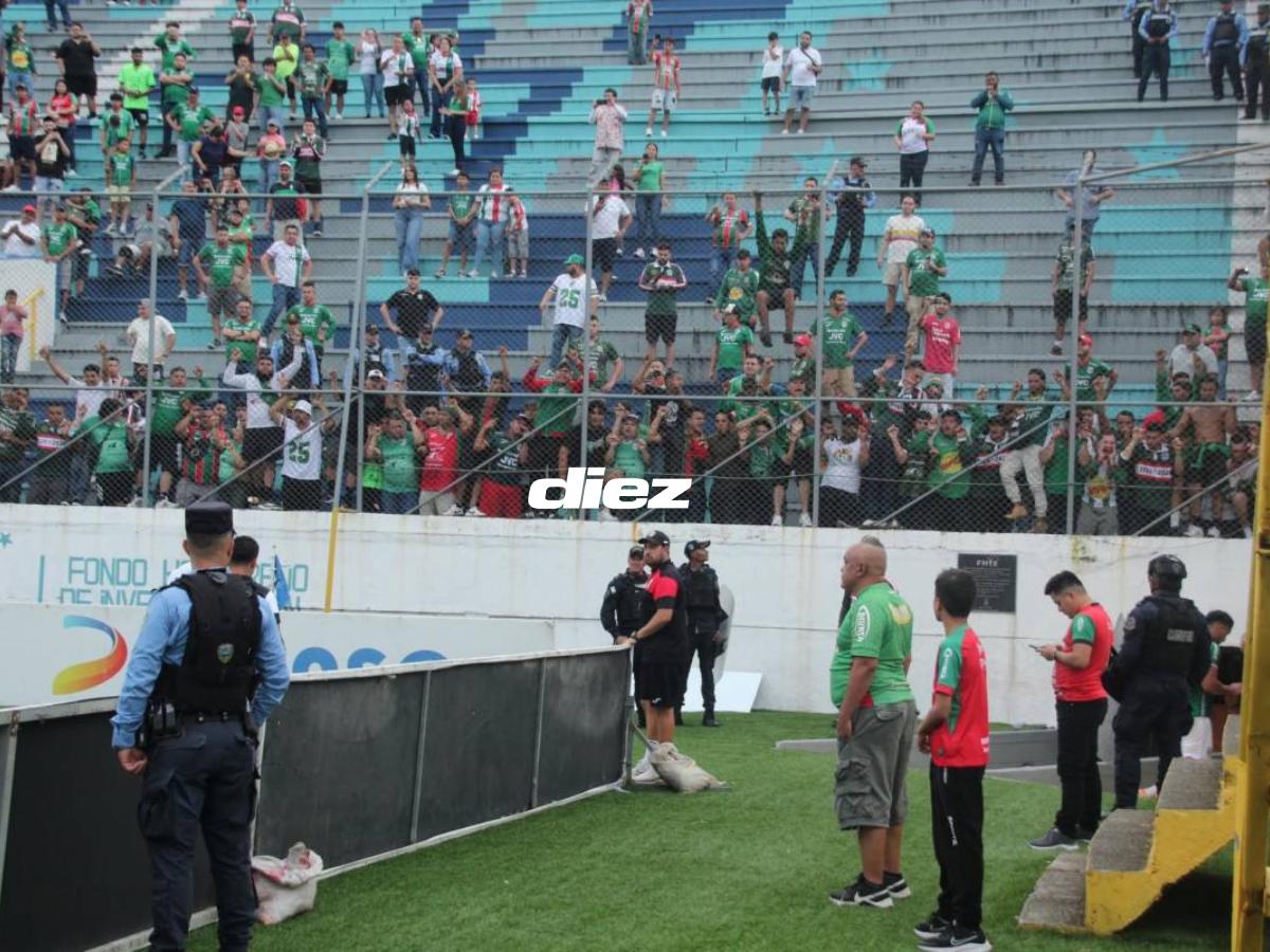 No se vio: Bronca de los jugadores y directivos de Marathón con la afición tras el amargo empate ante Real Sociedad