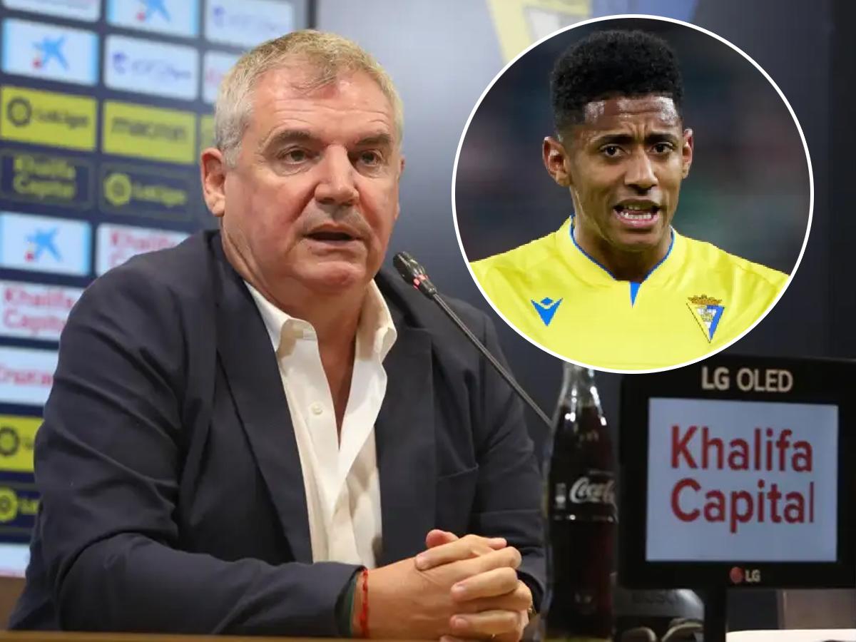 Presidente del Cádiz tira con todo al hondureño Choco Lozano y lo tilda como un jugador sin ética