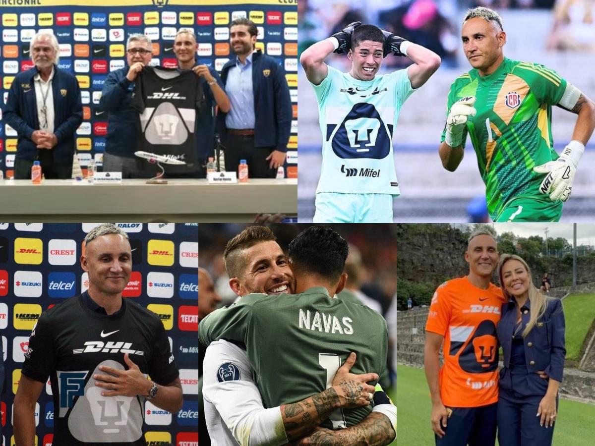 Keylor Navas se gana a la afición de Pumas en su presentación: esto dijo de los errores de Parra y, ¿cuándo debutará en Liga MX?