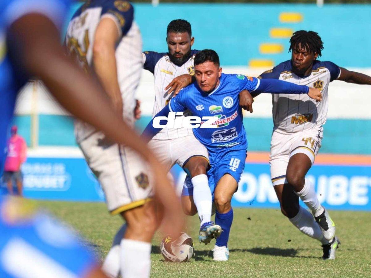 ¡Con fuegos artificiales! Victoria y Olancho abrieron el telón del Clausura 2025 y dos chicas bellas cautivaron en Olanchito