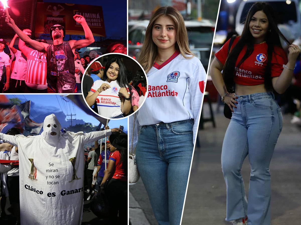 La bella barbie en el Nacional, el show de la Ultra Fiel y se burlan del Motagua en la previa del Olimpia-Cartaginés