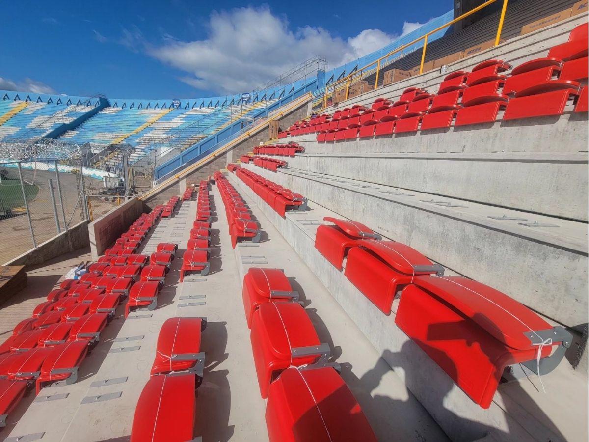 ¿Para la finalísima? Revelan fecha final de instalación de las sillas nuevas en sol centro del Estadio Nacional