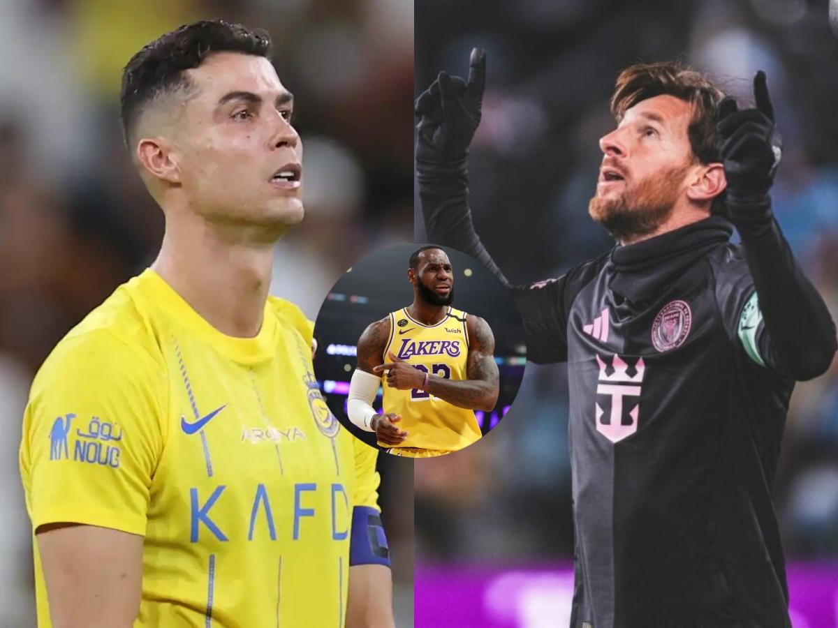 LeBron James no dudó en señalar al mejor de todos los tiempos entre Messi y Cristiano Ronaldo: “El GOAT del fútbol”