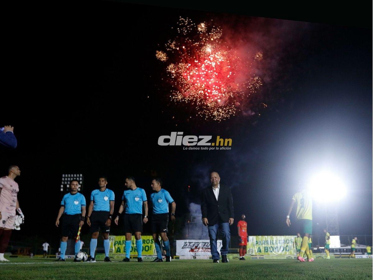 Histórico: Parrillas One inaugura bajo tremendo ambientazo la luz artificial en el Estadio Luis Girón en la Liga de Ascenso