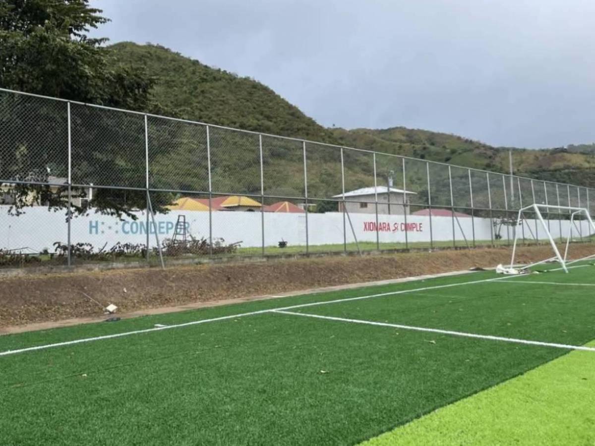 En fotos: Así es el curioso estadio de Honduras donde se jugará al fútbol en el Clausura 2025 de la Liga Nacional