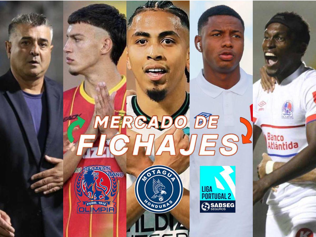 Fichajes: Más bajas en Olimpia y Real España, Motagua con dos bombazos, Bryan Róchez con nuevo club en Europa y, ¿Rubilio y Elis?