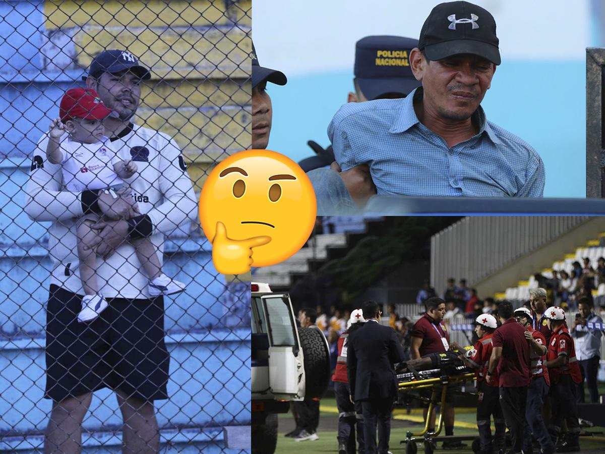 Europeo sorprende en el Nacional, futbolista fue sacado en una ambulancia y el detenido en pleno Olimpia-Real España