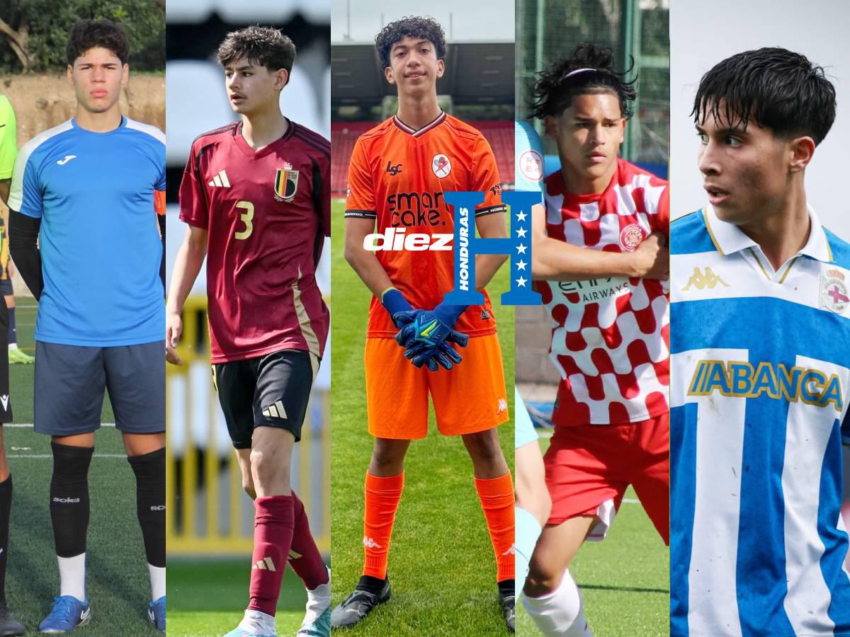 Euro pibes: Honduras Sub-20 le arrebata futbolista a Bélgica y llegan más legionarios de Europa