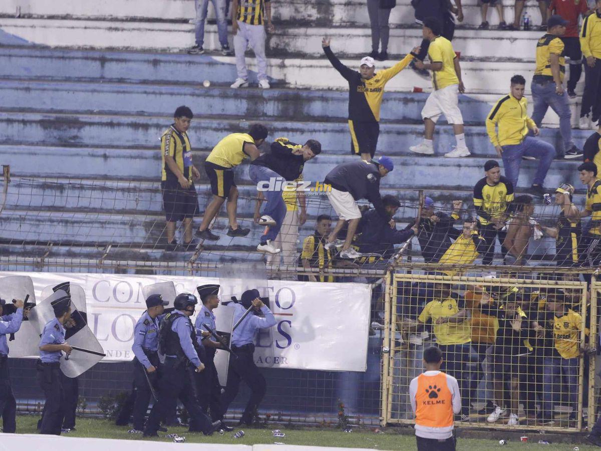 No se vio en TV: El zafarrancho en el Olímpico, bronca del Real España, la locura de Sacaza, ¿qué pasó en La Ceiba?