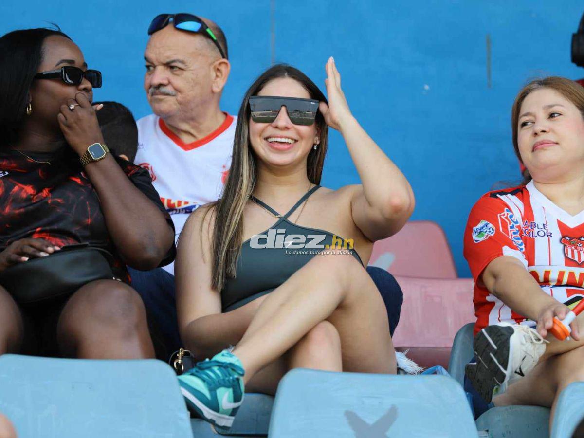 Annie Córdova, la bella novia de Luis Palma, se robó miradas en el estadio Ceibeño: así vivió el repechaje entre Vida vs Lobos