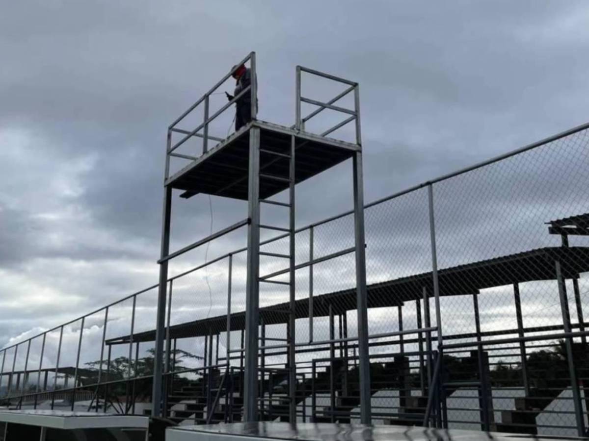En fotos: Así es el curioso estadio de Honduras donde se jugará al fútbol en el Clausura 2025 de la Liga Nacional