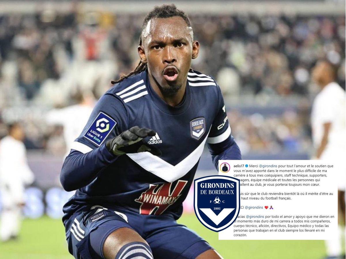 Alberth Elis le pone punto y final a su aventura con el Girondins de Burdeos: así fue su emotivo mensaje, ¡ya es agente libre!