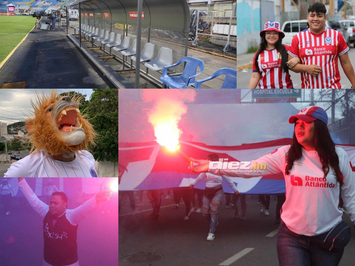 El “infierno” blanco de Olimpia frente al CAI, el Nacional estrena banquillos y el espectacular show de la Ultra Fiel