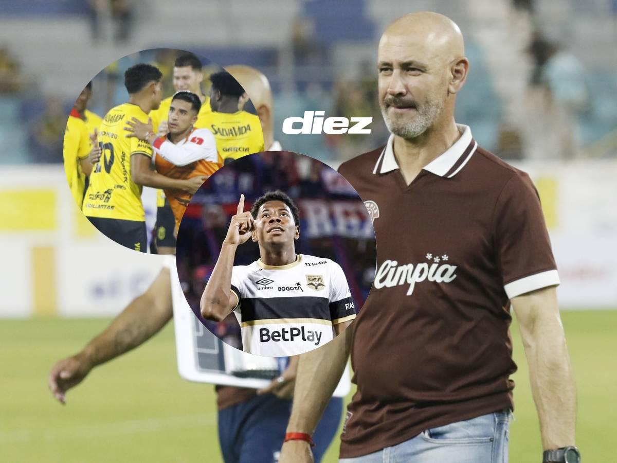 Espinel, el pecado de la derrota en Olimpia, quitó méritos a Real España y se acordó de Dereck Moncada: Un 2-0 que lo den vuelta es delicado