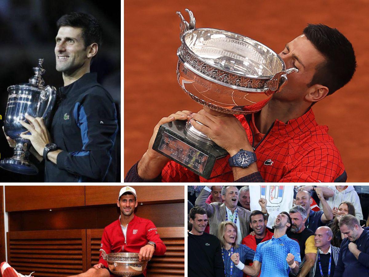 ¡História pura! estos son los 23 grand slam de Novak Djokovic a lo largo de su carrera profesional en el tenis