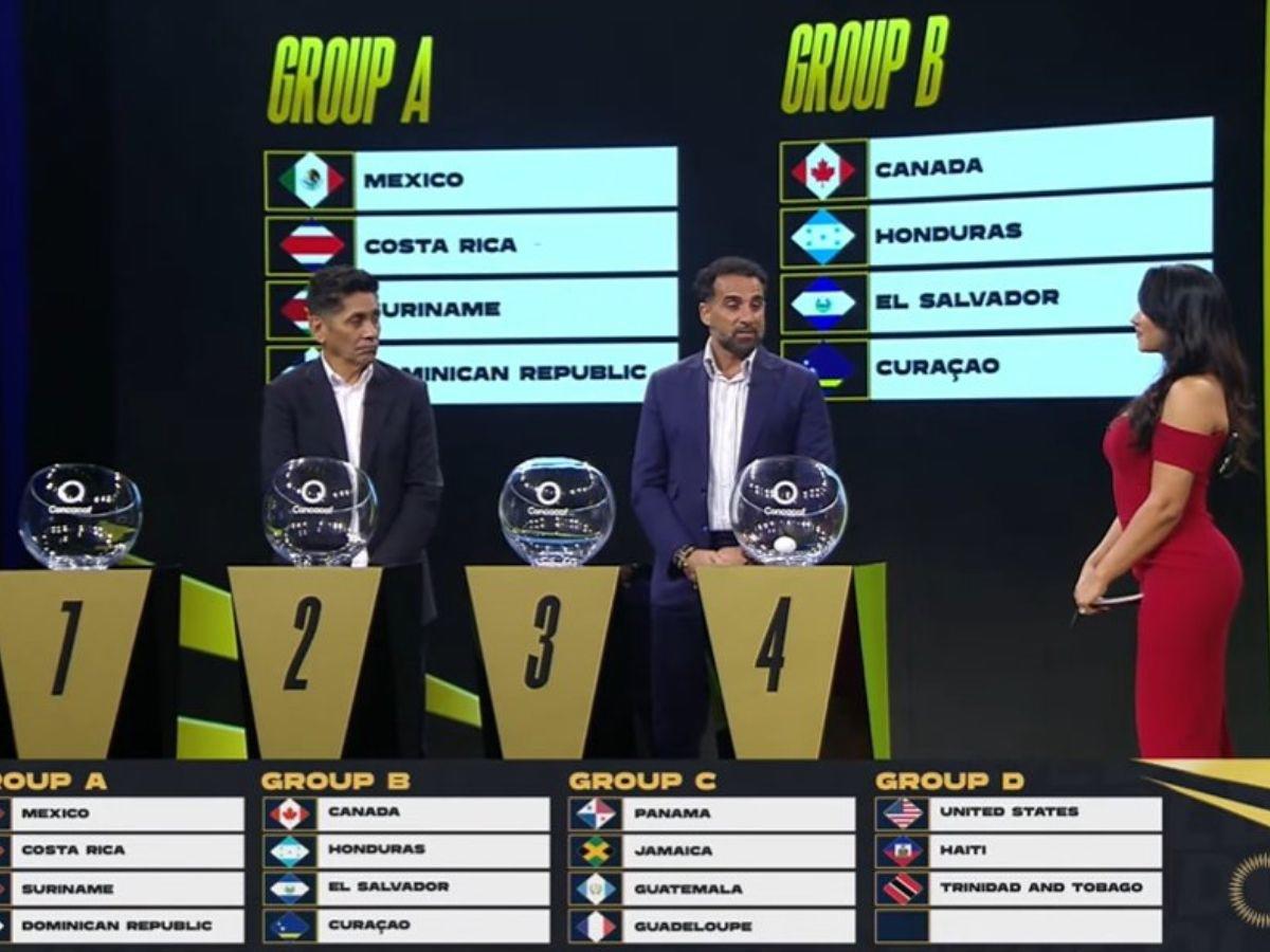 Jorge Campos llegó en sandalias al sorteo de Copa Oro, hondureña Ana Jurka robó suspiros y reconocido cantante sorprende