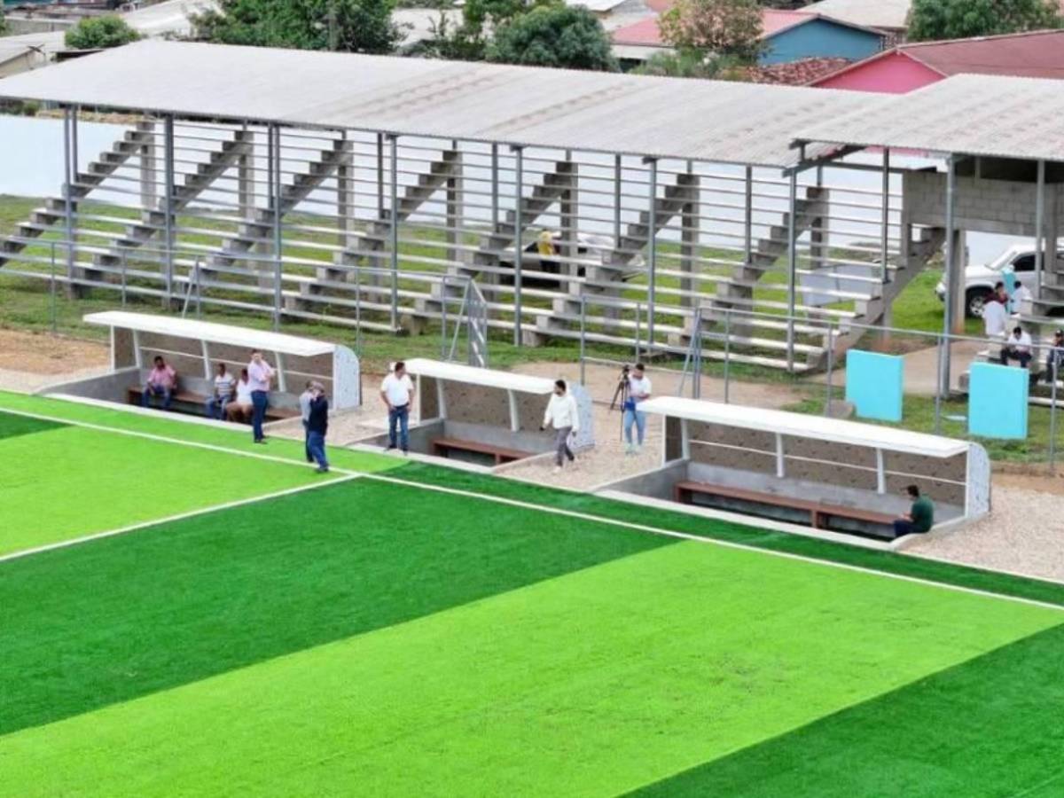 En fotos: Así es el curioso estadio de Honduras donde se jugará al fútbol en el Clausura 2025 de la Liga Nacional